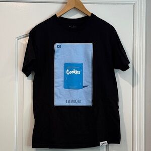 Zumiez Cookies La Mota Black T-Shirt 100% Cotton Size Medium